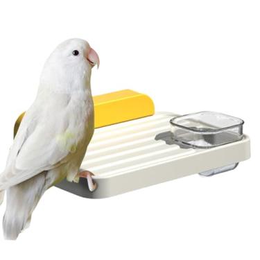 Imagem de Poleiro de pássaro plano, poleiro plano para pássaros - EXERCÍCIO DE DE PERSCH,Acessórios para gaiolas de playground para Playground para o periquito conure cockatiel gerbil chinchilla hamster