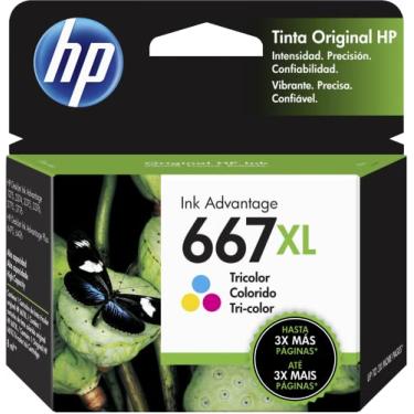 Imagem de Cartucho HP - 667XL Colorido Original (3YM80AL)