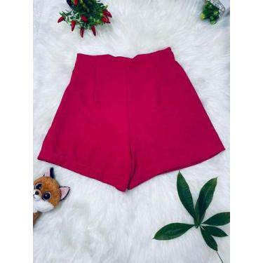 Imagem de Belala Moda Short novo feminina com zíper na esquerda sem bolso e sem 