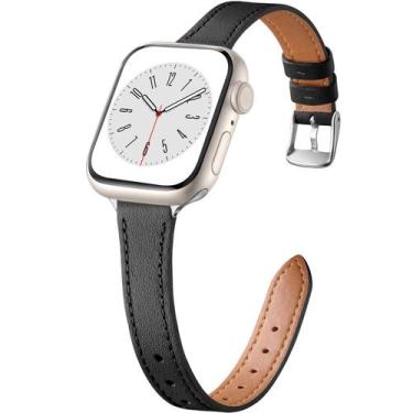 Imagem de Pulseira de relógio Charlam Slim Leather 40 mm 38 mm 41 mm 42 mm 44 mm