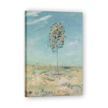 Imagem de NHLDZYH Moldura interna. Impressões em tela famosas, reprodução em tela, imagem de arte de parede para decoração de casa. (Pequena árvore de sicômoro) por Ferdinand Hodler. 60 x 90 cm - 23,7 x 35,5