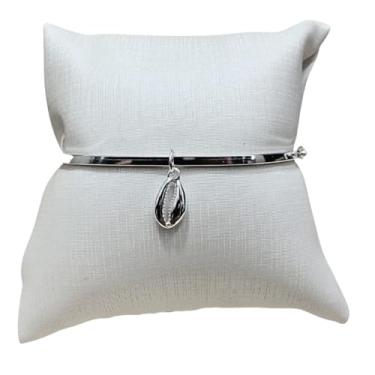 Imagem de Pulseira Berloque Concha Búzios Prata Legítima Hipoalergênica