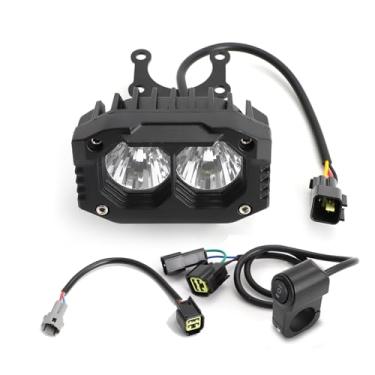 Imagem de AUTOVIC Kit de farol de 10 cm branco para Sur-Ron Segway X260 Talaria Sting R MX4 Barra de luz com plugue de interruptor de farol