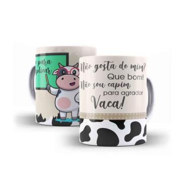 Imagem de Caneca Porcelana Coleção Vaca Louca 06 - Villa Caneca