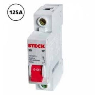 Imagem de Disjuntor Din Curva C Unipolar 125a Steck