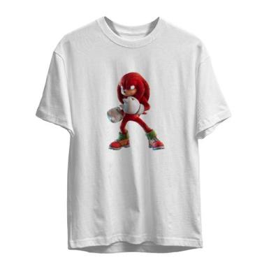 Imagem de Camiseta De Algodão Adulto E Infantil Estilo Streetwear Filme Sonic Pe