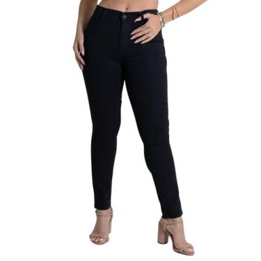 Imagem de Calça Sarja Sawary Skinny - 280108 Preta, Preto, 44