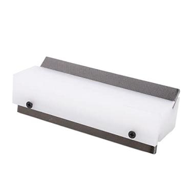 Imagem de Ferramenta de lixamento e chanfradura de traste de guitarra para luthiers profissionais - baixo, banjo, guitarra e instrumentos vintage - material plástico e metal - branco