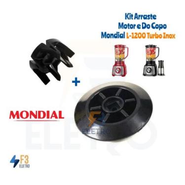 Imagem de Arrastador do Motor e Do Copo Liquidificador Mondial L1200 Turbo Inox