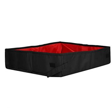 Imagem de CAIXA DE Areia, CAIXA DE Areia DE DE Gato Semi -fechada CAT DE LIMTE DE LIMPELA DE CATO PORTÁVEL PARA CATOS CABELA DO CAT ACESSORES PET PET SOFT PARA VIAGEM CASA LOURO, 19.7X15.7X4.3IN (L)