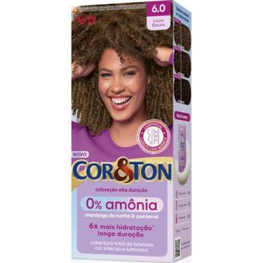 Imagem de Tintura Cor & Ton 0% Amônia Louro Escuro 6.0 - Cor e Ton