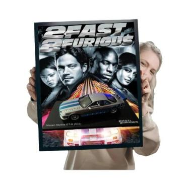 Imagem de Paul Walker Fast & Furious Clássico Vintage Poster Home Bar Café Decor