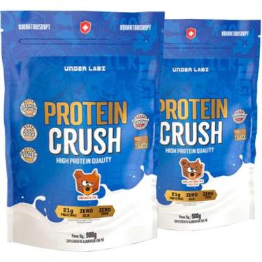 Imagem de Kit 2X Whey Protein Crush Under Labz Doce De Leite E Cookies