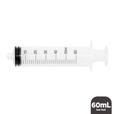 Imagem de Seringa 60mL Luer Lock Sem Agulha Unidade Medix