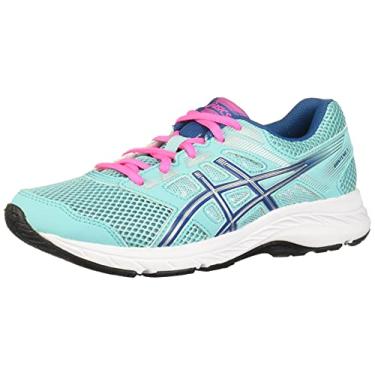 Imagem de T nis de corrida infantil Asics Gel-Contend 5 GS, Ice Mint/Deep Sapphire, 5.5 Big Kid
