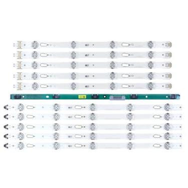 Imagem de Barramento Led Tv Kit Completo 10 Barras KU6000/6003 MU6000/6003 - CHI