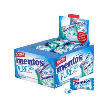 Imagem de Chiclete Mentos Pure Fresh Mint e Winter Green Display com 60 Unidades