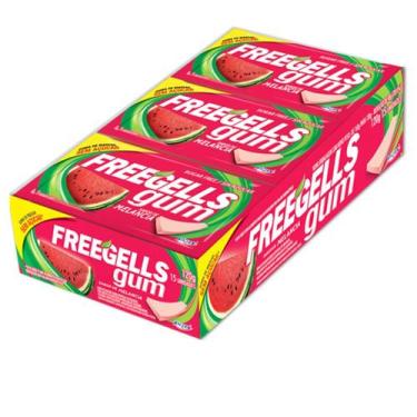Imagem de Chiclete Freegells Melancia Gum C/15 - Riclan