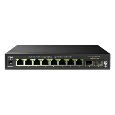 Imagem de DBIT Switch De Rede Gigabit 10 Portas Com 8 Poe+ A 125 W, 2 Slots Sfp Combinados, Poe Não Gerenciado, Compatível 802.3Af/At, Montagem Em Mesa/Parede, Plug & Play, Modo Vlan, Gabinete Metálico Sem Ve