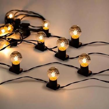 Imagem de Varal de luz para área externa com 25m Festão + 25 LÂMPADAS INCANDESCENTES 15w 127V e 220V - ESCOLHA A TENSÃO (5 METROS,220V)
