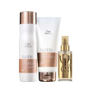 Imagem de Wella Fusion Sh 250ml + Cond 200ml + Oleo 100ml - Wella profissional