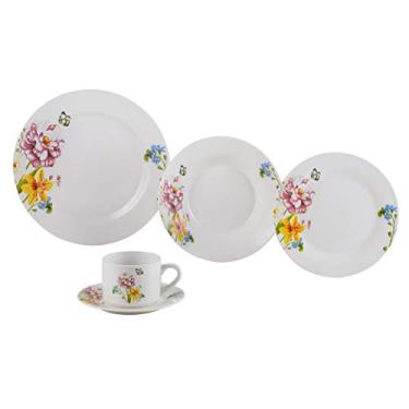 Imagem de Aparelho De Jantar 20pc De Porcelana Summer Lyor Branco Único