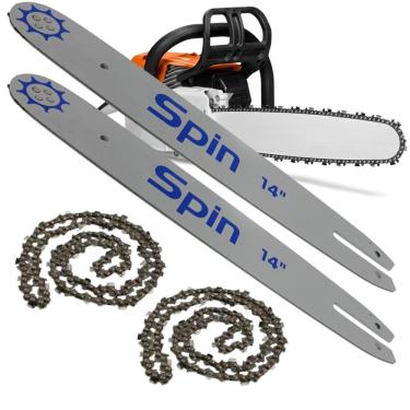 Imagem de 2 Sabre + Corrente Motosserra 14 Polegadas Sthil 170 180