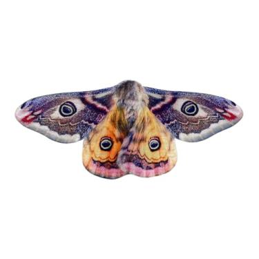 Imagem de KiBcsLic Fantasia de festa infantil com asas de mariposa e alças elásticas ajustáveis, cosplay, pequena, fofa, para performance, fantasia de mariposa para