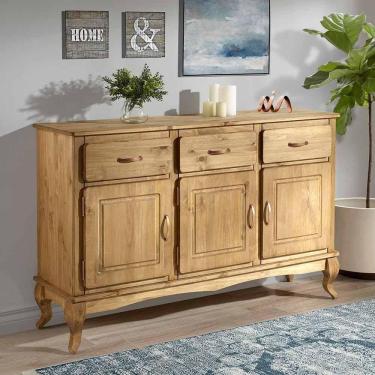 Imagem de Aparador Buffet Rústico Madeira Maciça Mel Shop Jm