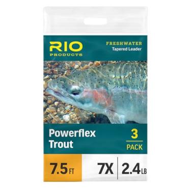 Imagem de RIO Products Leaders Powerflex Pacote com 3 líderes sem nós 7 m, 7 vezes, transparente