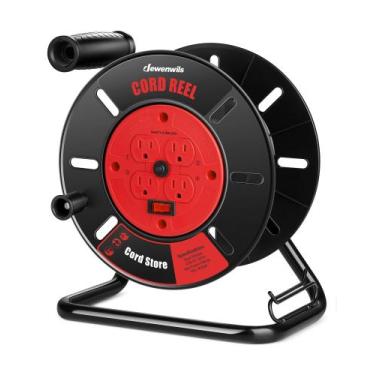 Imagem de Carretel de armazenamento de cabo de extensão DEWENWILS com 4 saídas 1
