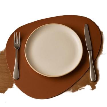 Imagem de Kit de 10 Jogos Americanos em Couro com Porta-Copos, Proteção para Mesa de Jantar