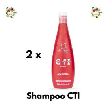 Imagem de Kit 2 Shampoos 300ml Pré E Pós-química Linha Cti Clorofitum