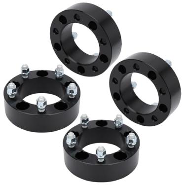 Imagem de IRONTEK Espaçadores de roda de 5 x 139,7 mm a 5 x 139,7 mm compatíveis com Ram 2012-2018 1500/2019-2023 1500 Classic, passo de rosca forjado de 5.1 cm M14x1.5 furo do cubo 108 mm 12.7x12.7 cm a 12.7