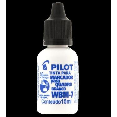 Imagem de Tinta para quadro branco Pilot WBM-7 preto 15ml