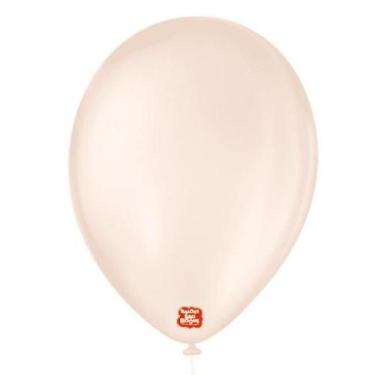 Imagem de BALÃO LISO REDONDO - SÃO ROQUE Nº 09 - CANDY COLORS - LARANJA - Pacote