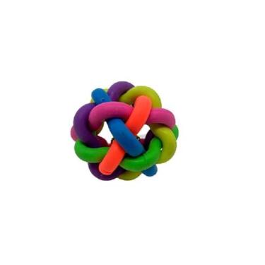 Imagem de Brinquedo Gato Bola Elo Pequena com Guizo 50mm - VETMOC