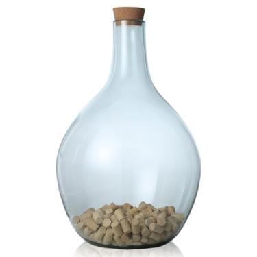 Imagem de Garrafão De Vidro Decorativo Porta Rolha Cristal 30 Lts Piso