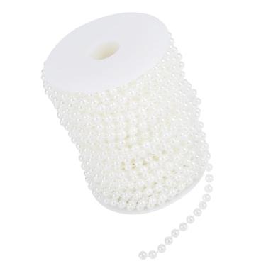 Imagem de Generic Minchas de Arame de Pérolas Parecem Uma Corda de Guirlanda de Pérolas para Decorar o Dia de Natal do Casamento (Branco)