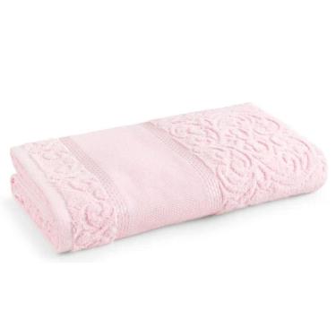 Imagem de Toalha Banho Karsten para Bordade Rosa Melina 74cm x 1,40m