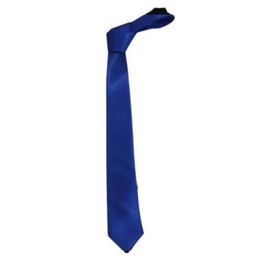 Imagem de Gravata Fosca Slim  Azul Royal - R E R GRAVATAS