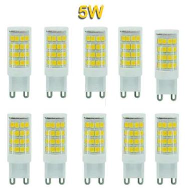 Imagem de Kit12 Lâmpada Led Halopim G9 5w Lustres E Pendentes Bivolt Branco frio