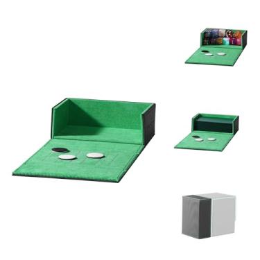 Imagem de Mage Tech Backpack Token Box (Adventurer Module) - Snap-On Back Panel - Built-in Life Tracker - Holds 30+ Counter Dice or Double-Sleeved Cards - MTG Commander/EDH & More (2. Veil (Black/Green))