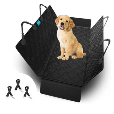 Imagem de Kit Capa Pet Para Banco Traseiro + 3 Cinto De Segurança Carro Universal