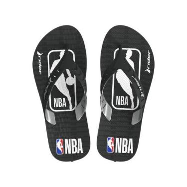 Imagem de Chinelo Rider Street Nba Duo Dedo Tiras Licenciado Original, Nba, Pret