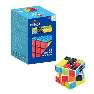 Imagem de Cubo magico de blocos de montar - xalingo