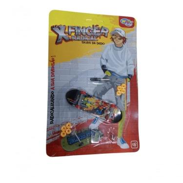 Imagem de Skate De Dedo Brinquedo Infantil Coordenação Motora