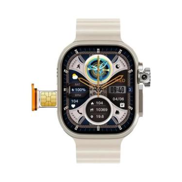 Imagem de Cartão SIM 5G Android 10.0 Microwear S10 Ultra AI3 Smartwatch 2.2'' AM