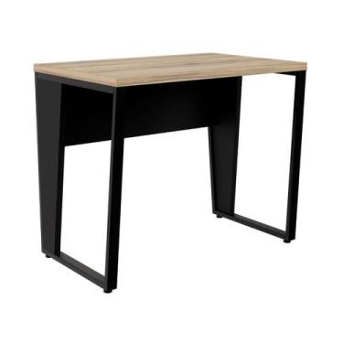 Imagem de Mesa de Escritório 90x60 Reta Industrial Compacta Tampo de 30mm - RESI