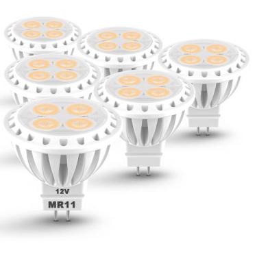 Imagem de Lâmpadas LED ALIDE 3W MR11 12V 20W 35W, substituição, pacote com 6